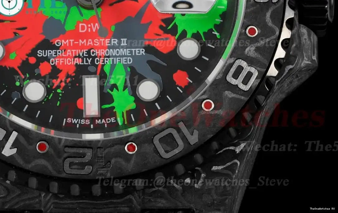 GMT FC DIWF Motley Num A3285 Master 40mm NY DIW Dot II 0503